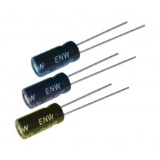 100mkF / 25V / эл. кон. low ESR / 105°C° / 6x11mm / ENW