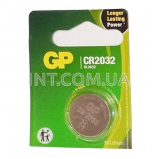 Батарейка / CR2032 / Литиевая / GP
