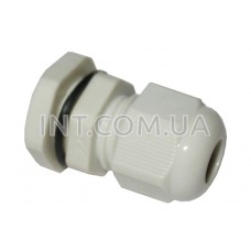 Кабельный ввод (сальник) / PG09 / Dкаб=4...8mm / белый / IEK