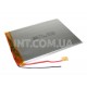 Аккумулятор / Li-Po / 357090P / 2500 mAh / 3.7V / 90x70x3,5mm / с защитой / 2 провода.