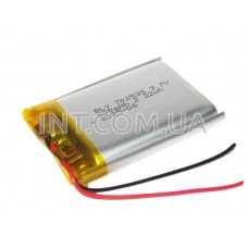 Аккумулятор / Li-Po / 702535P / 600 mAh / 3.7V / без защиты / 35x25x7mm / 2 провода