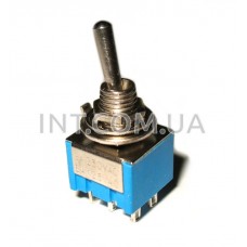 Тумблер / 250V / 3A / 2гр. по 3 контакта / MTS-203 / ON-OFF-ON / 3 положения