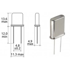 20MHz / HC49U / кварцевый резонатор / CIN / стандартный корпус