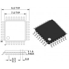 STM32F030K6T6 / 32-бит микр-р / LQFP32 / ST