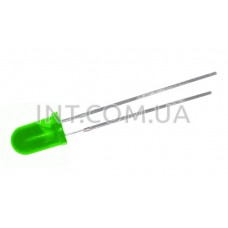 Светодиод / 5mm матовый / ультра зеленый