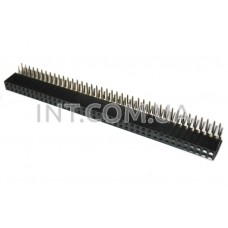 PBD-80R / гнезда на плату двухрядные угловые / 2x40 / шаг 2.54mm