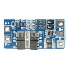 BMS модуль защиты 2S Li-Ion (Li-Po) аккумуляторов / HX-2S-JH20 / Imax=10A, U=8,4V,