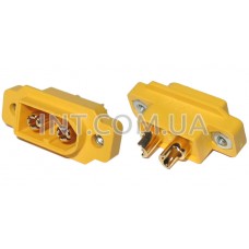 Гнездо питания DC / XT60E1-M / AMASS / на корпус, пластик, без колпачка, для высокоток. цепей
