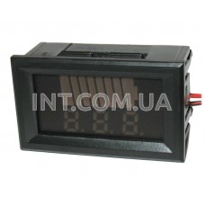 Вольтметр, с индикатором уровня заряда АКБ, встраиваемый / Umsr=12...70V