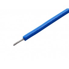 Провод / 24 AWG (0.21 mm2) / синий / 1 m / силиконовый