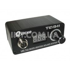 Паяльная станция / 75W / 24V / T12-941 / QUICKO / LED дисплей, наконечник Т12