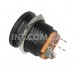 Гнездо питания DC / 5,5х2,1mm / пластиковое, круглое, на корпус, с гайкой 