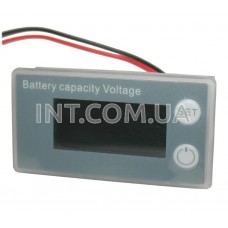 Вольтметр, индикатор уровня емкости АКБ, встраив / Umsr=10...100V, C=0...100%