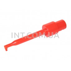 Щуп измерительный, тестовый клипс / HM-238-R / красный, круглый, L=58mm