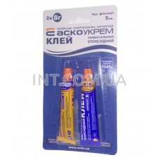 Клей универсальный эпоксидный / A.HE-2-8 / тюбик / 2x8g / АСКО-УКР-ЕМ