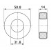 Сердечник - кольцо распыленное железо / 50.8 x 31.8 x 14.0 mm / Т200-52B / Al=155