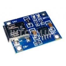 Контроллер заряда Li-Ion на TP4056 / mini USB / 5V, 1A 