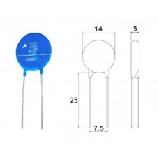 Варистор / B72214-S0251-K101 / 250VAC, 320VCD, D=14mm / EPCOS/TDK