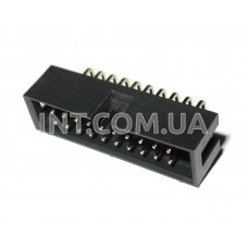BH-20R (BR-20) / вилка серии IDC на плату, угловая / 2x10 / шаг 2.54mm