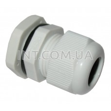 Кабельный ввод (сальник) / PG16 / Dкаб=10...14mm / белый / IEK
