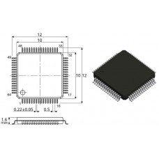 STM32F051R8T6 / 32-бит микр-р / LQFP64 / ST 