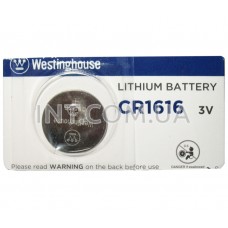 Батарейка / CR1616 / Литиевая / 3V / WESTINGHOUSE