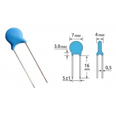 47pf / 2kV / SL K(+/-10%) D<=6,5mm (KSL3D470K-L516BD6.5-Hitano) 
